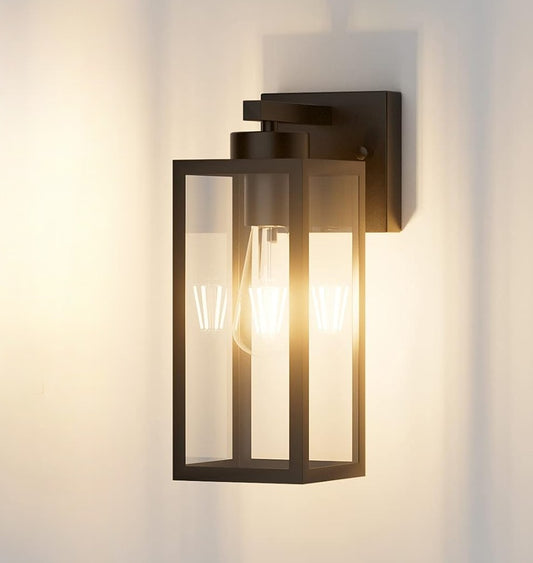 NoirGlow Outdoor Sconce