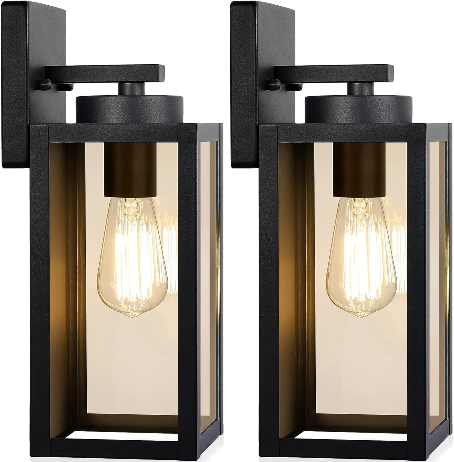 NoirGlow Outdoor Sconce