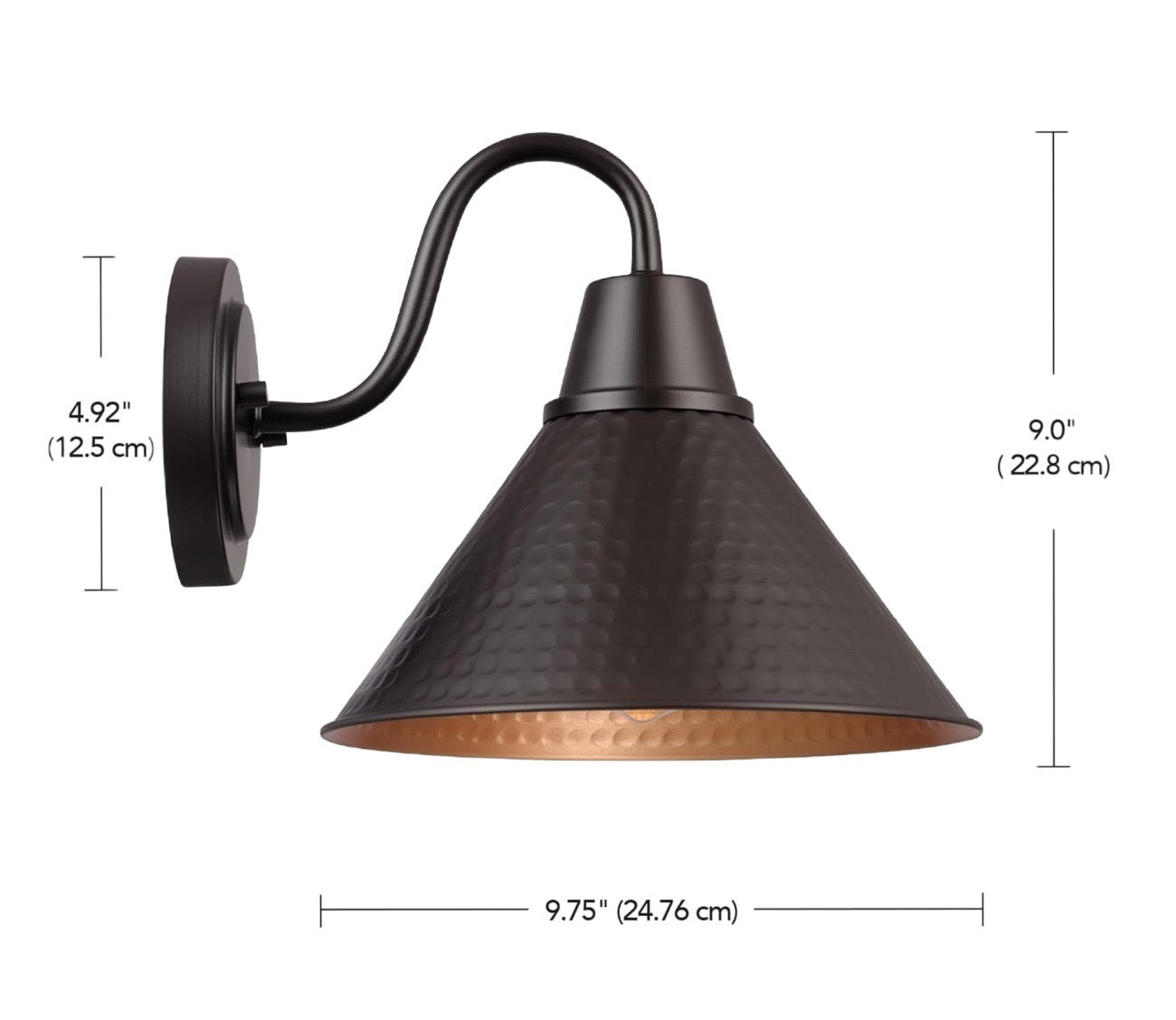 IronBronze Outdoor Sconce