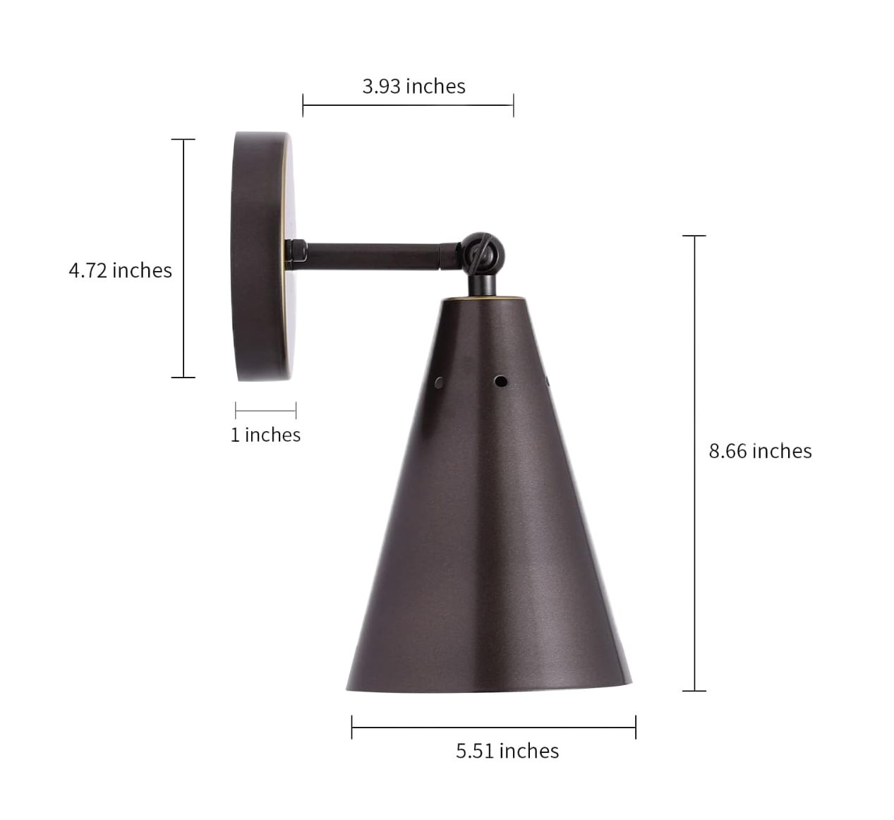 BronzeCone Wall Sconce