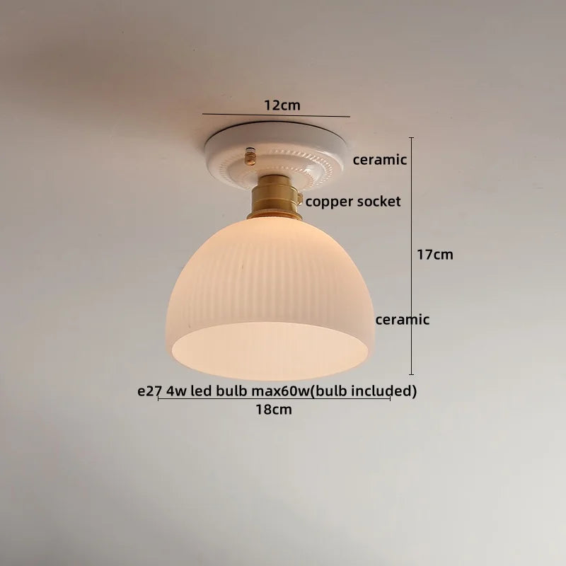 Gilded Luminary Ceiling Light