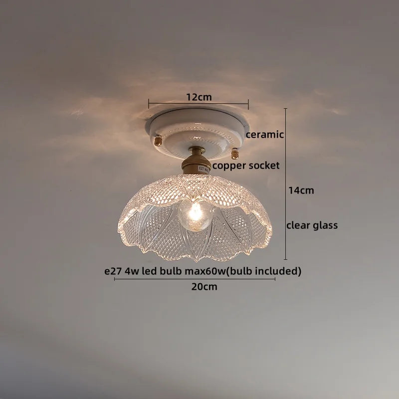 Gilded Luminary Ceiling Light