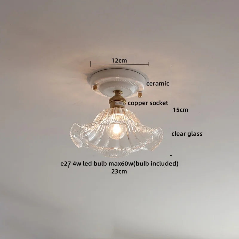 Gilded Luminary Ceiling Light