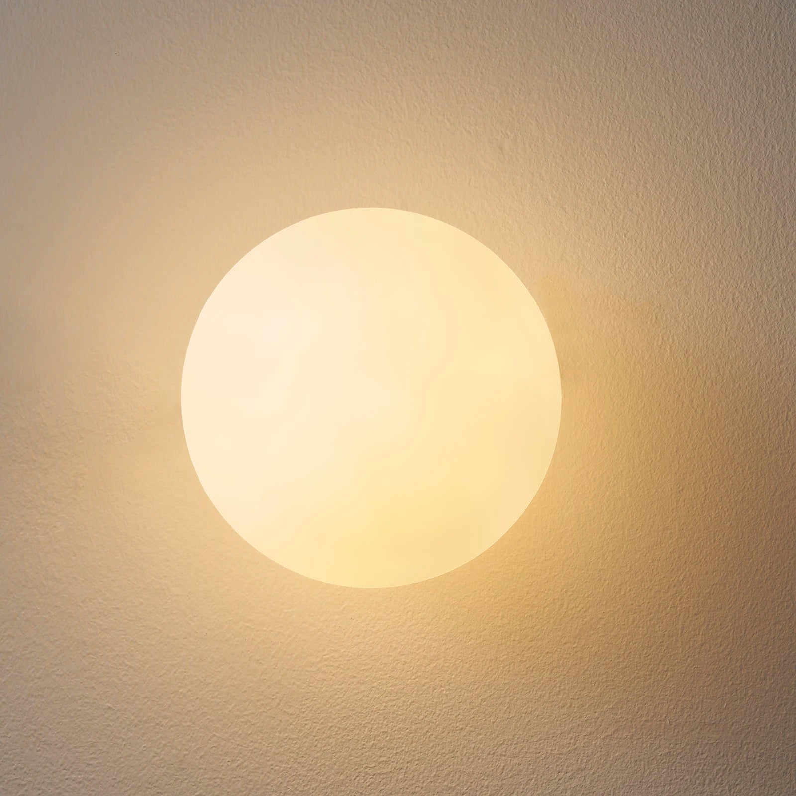 Circular Glass Wall Sconce