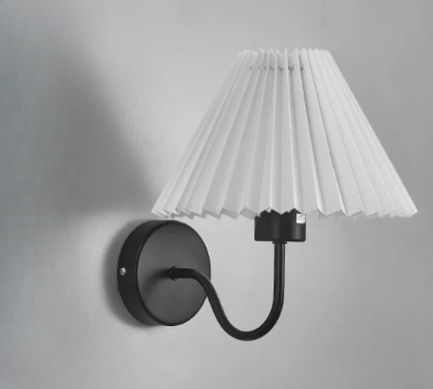 White Ruffles Wall Sconce