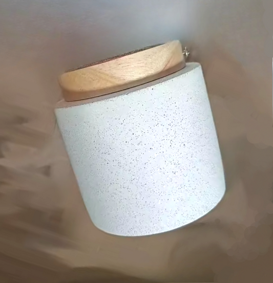 Cementwood Ceiling Light