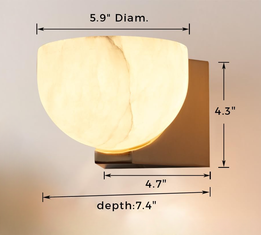 Alabaster Wall Sconce