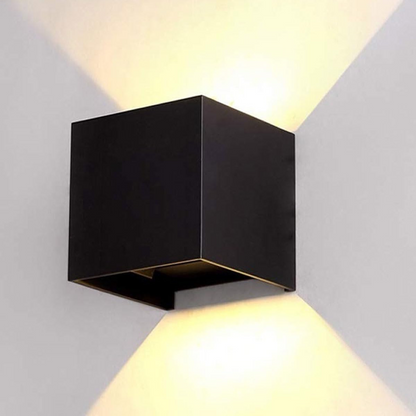 Box Shape Outdoor Sensor Sconce