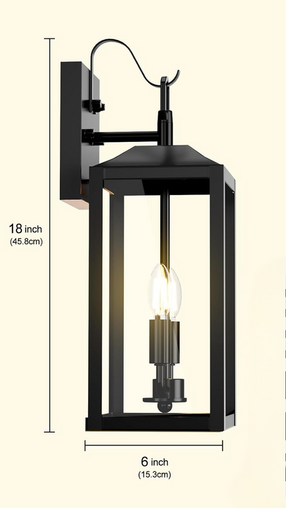 Noir Outdoor Sconce