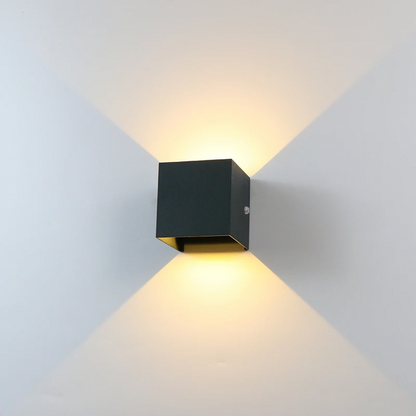 Box Shape Outdoor Sensor Sconce