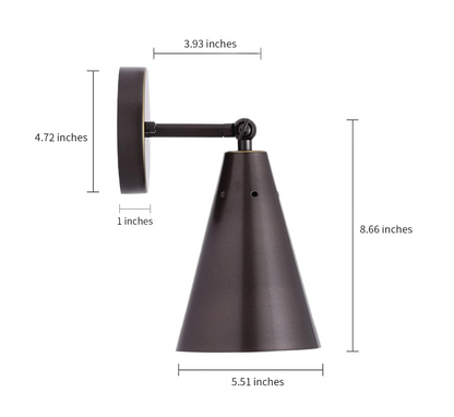 BronzeCone Wall Sconce