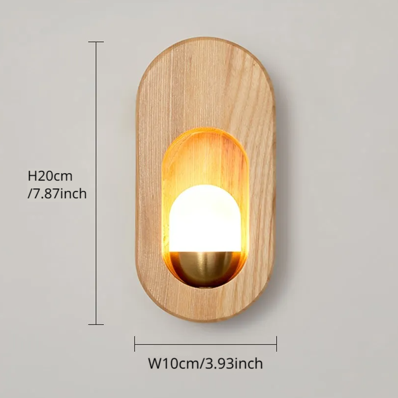 LuminaWood Wall Sconce