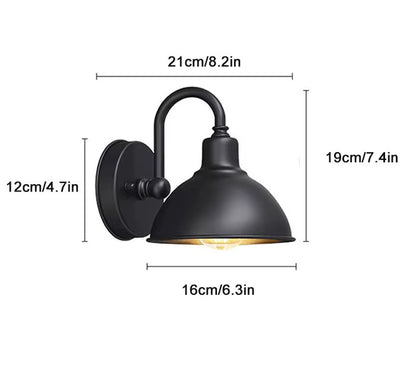 NoirAmber Outdoor Sconce