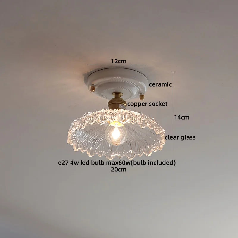 Gilded Luminary Ceiling Light