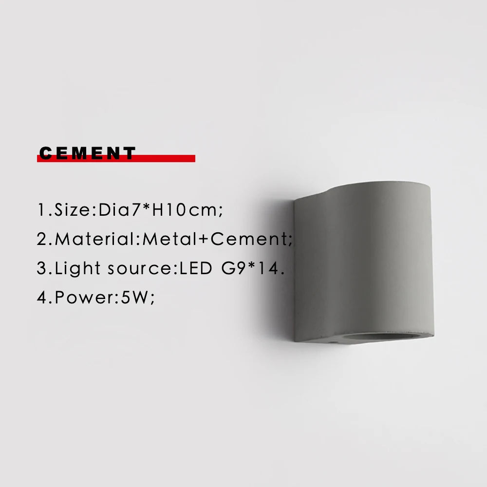 Mini Cylindrical Wall Sconce