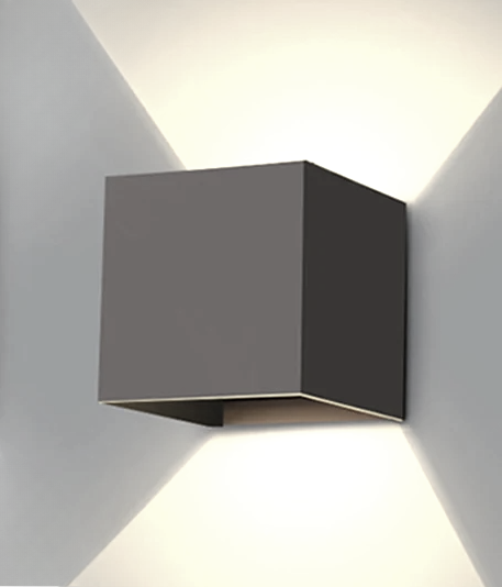 Box Shape Outdoor Sensor Sconce