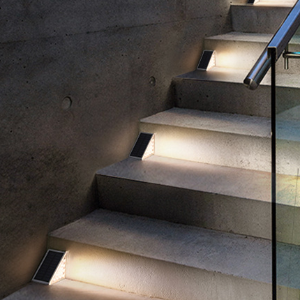 Corner Solar Stair Light