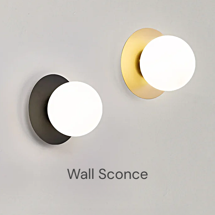 Hammered Glass Wall Sconce