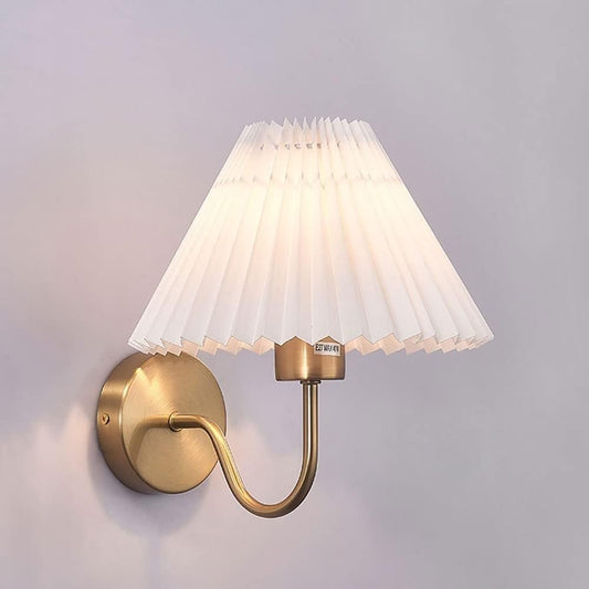 White Ruffles Wall Sconce