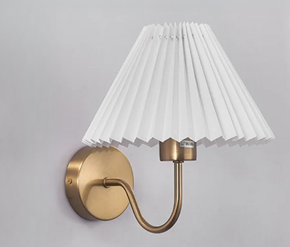 White Ruffles Wall Sconce