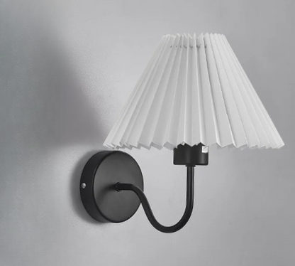 White Ruffles Wall Sconce