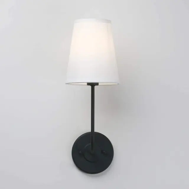 Linen Shade Classic Wall Sconce