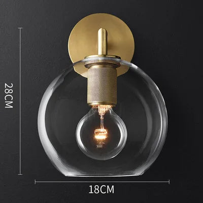 Glass Opulent Wall Sconce