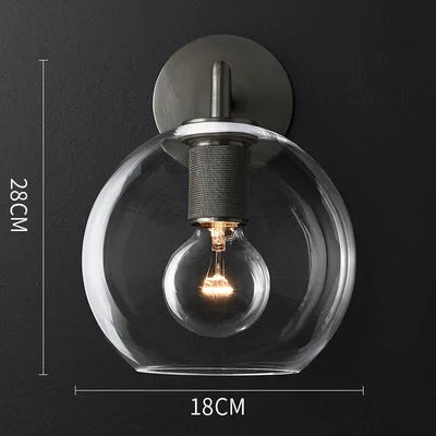 Glass Opulent Wall Sconce